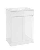 SOURCE Floorstanding 60cm Two Door Vanity Unit &amp; Basin image