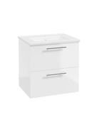 STRATA Wall Hung 50cm Two Drawer Vanity Unit &amp; Basin image