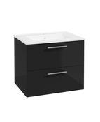 STRATA Wall Hung 60cm Two Drawer Vanity Unit &amp; Basin image
