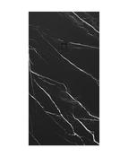 UNITY Rectangle Shower Tray Black Marble &amp; Waste image