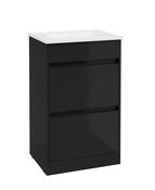 SOURCE Floorstanding 50cm Two Drawer Vanity Unit &amp; Basin image