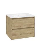 SOURCE Wall Hung 60cm Two Drawer Vanity Unit &amp; Basin image
