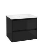 SOURCE Wall Hung 60cm Two Drawer Vanity Unit &amp; Basin image