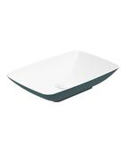 SKAL Rectangle 60cm Countertop Basin White image