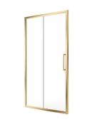 SONAS Aspect Brushed Gold Sliding Shower Door image