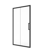 SONAS Aspect Matt Black Sliding Shower Door image