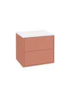 PULSE Wall Hung 60cm Two Drawer Countertop Vanity Unit image