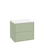 PULSE Wall Hung 60cm Two Drawer Countertop Vanity Unit image
