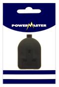 POWERMASTER 1 GANG BLACK RUBBERISED TRAILING SOCKET image