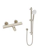 FORM Wall Mounted Thermostatic Bath Shower Mixer &amp; Slide Rail Kit image
