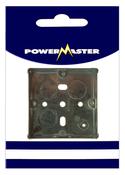 POWERMASTER 1 GANG 25 MM FLUSH METAL BOX image