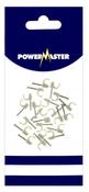 POWERMASTER 20 PCE 9 MM CABLE CLIPS WHITE