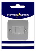 POWERMASTER 3 GANG 2 WAY 10 AMP METALCLAD SWITCH image