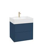 PULSE Wall Hung 60cm Two Drawer Vanity Unit &amp; Basin image