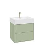 PULSE Wall Hung 60cm Two Drawer Vanity Unit &amp; Basin image