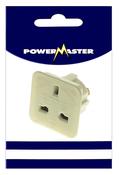 POWERMASTER TRAVEL ADAPTOR 2 PIN FLAT 13AMP image