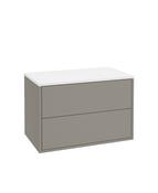 PULSE Wall Hung 80cm Two Drawer Countertop Unit image