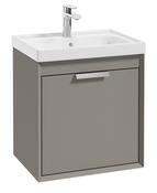 FJORD Wall Hung 50cm Two Drawer Unit Matt Khaki &amp; Handle image