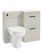 CORTA 100cm RH Combination Two Drawer Unit &amp; Handles image