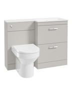 CORTA 110cm RH Combination Two Drawer Unit &amp; Handles image