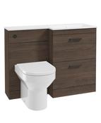 CORTA 110cm RH Combination Two Drawer Unit &amp; Handles image