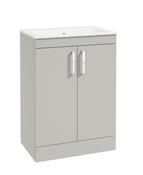 CORTA Floorstanding 60cm Two Door Unit &amp; Handles image