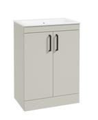 CORTA Floorstanding 60cm Two Door Unit &amp; Handles image