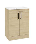 CORTA Floorstanding 60cm Two Door Unit &amp; Handles image