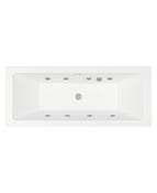 CUBO 1700x700 Double Ended 8 Jet Whirlpool Bath White image