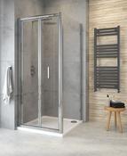 CITY PLUS Bifold Shower Door Chrome image