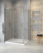 CITY PLUS Sliding 1000mm Shower Door Chrome image