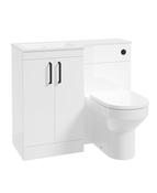 CORTA 100cm LH Combination Two Door Unit &amp; Handles image