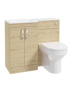 CORTA 100cm LH Combination Two Door Unit &amp; Handles image