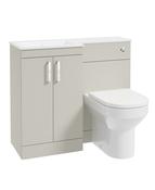 CORTA 100cm LH Combination Two Door Unit &amp; Handles image
