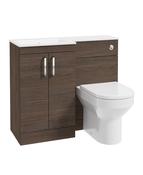 CORTA 100cm LH Combination Two Door Unit &amp; Handles image