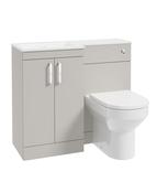 CORTA 100cm LH Combination Two Door Unit &amp; Handles image