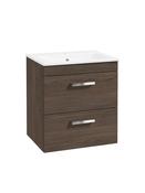CORTA Wall Hung 50cm Two Drawer Unit Gloss image