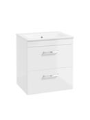 CORTA Wall Hung 50cm Two Drawer Unit Gloss image