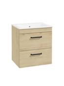 CORTA Wall Hung 50cm Two Drawer Unit Gloss image