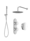ALITA Knurled Bath Set 3 &amp; Wall Mounted Head image