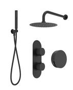 ALITA Knurled Bath Set 3 &amp; Wall Mounted Head image