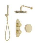 ALITA Knurled Bath Set 3 &amp; Wall Mounted Head image