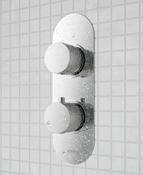 ALITA Knurled Dual Control  2 Outlet Shower Valve image