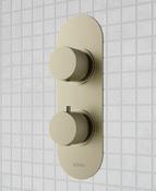 ALITA Knurled Dual Control  2 Outlet Shower Valve image