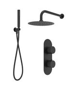 ALITA Knurled Shower Set 2 &amp; Wall Mounted Arm image