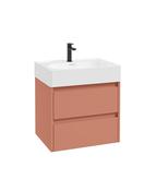 APEX Wall Hung 60cm Two Drawer Vanity Unit &amp; Basin image