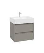 APEX Wall Hung 60cm Two Drawer Vanity Unit &amp; Basin image