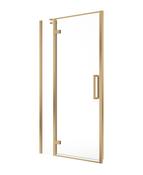 ASPECT Brushed Gold Hinged &amp; Incline Shower Door image
