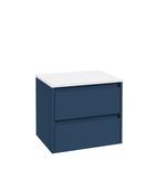 APEX Wall Hung 60cm Two Drawer Countertop Vanity Unit image