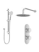 ALITA Knurled Shower Set 1 &amp; Wall Mounted  Arm image
